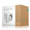 Deepcool AK620 White CPU Cooler with Dual Tower Design - R-AK620-WHNNMT-G-1