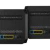 ASUS ROUTER RAPTURE GT6 BLACK 2PACK 4 ASUS ROG Rapture GT6 Black 2-Pack Tri-Band WiFi 6 Gaming Mesh System