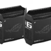 ASUS ROUTER RAPTURE GT6 BLACK 2PACK 6 ASUS ROG Rapture GT6 Black 2-Pack Tri-Band WiFi 6 Gaming Mesh System