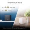 ASUS ROUTER ZENWIFI XD4S 2PACK DUAL BAND AX1800 BLACK 4 ASUS ZenWiFi XD4S 2-Pack Dual-Band AX1800 WiFi 6 Mesh System Black