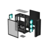 Deepcool CC560 V2 Black ATX Case with ARGB Fans & Mesh Front - R-CC560-BKTAA4-G-2