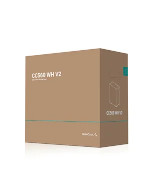 Deepcool CC560 V2 White ATX Case with Mesh Front & LED Fans - R-CC560-WHGAA4-G-2