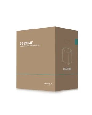 Deepcool CG530 4F Black ATX Case with ARGB Fans & Dual Chamber Design - R-CG530-BKADA4-G-1
