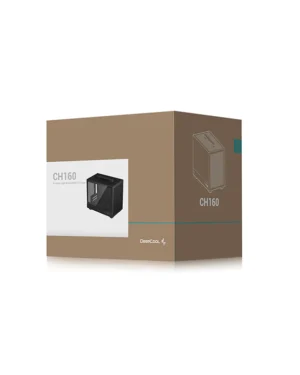 Deepcool CH160 Black Mini ITX Case with High Airflow Design - R-CH160-BKNGI0-G-1