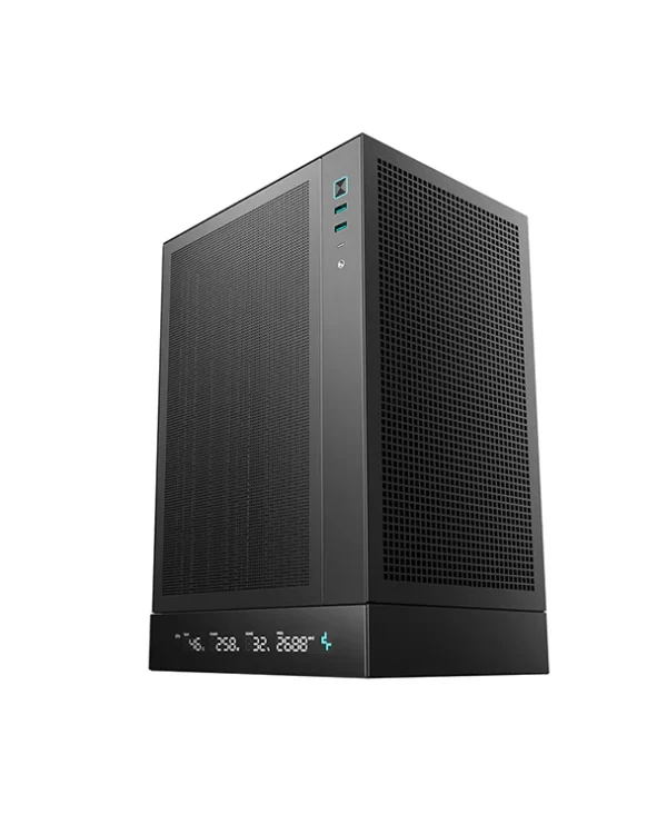 Deepcool CH170 Digital Black ITX Case with Display & High Airflow - R-CH170-BKNPI0D-G-1