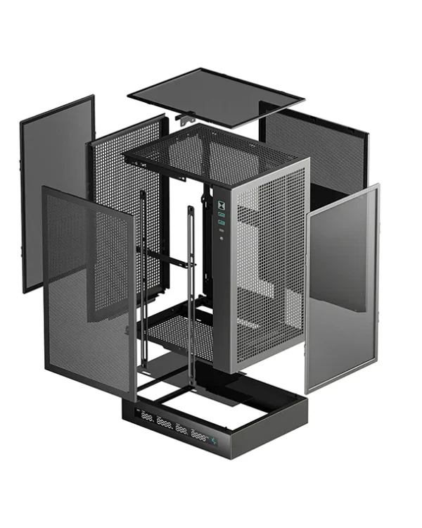 Deepcool CH170 Digital Black ITX Case with Display & High Airflow - R-CH170-BKNPI0D-G-1