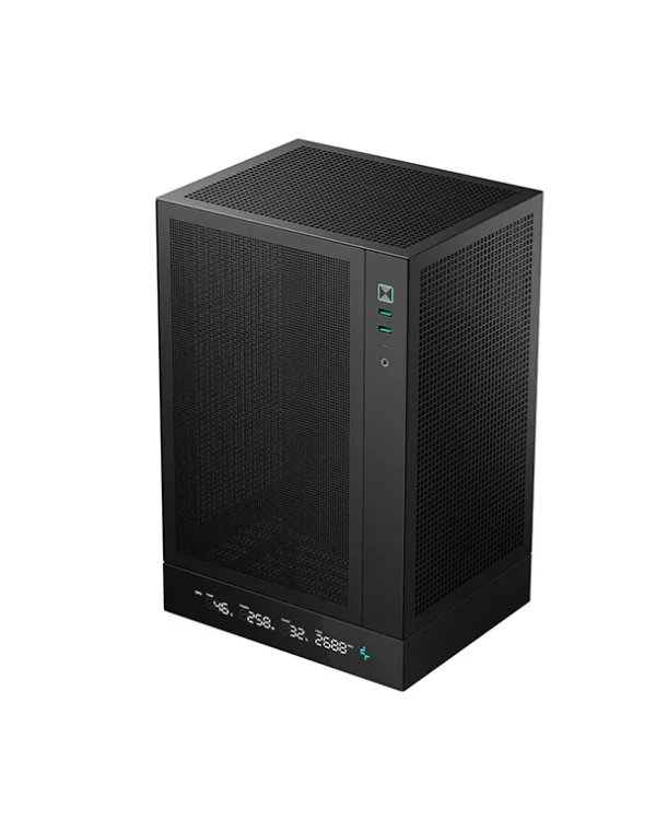 Deepcool CH170 Digital Black ITX Case with Display & High Airflow - R-CH170-BKNPI0D-G-1
