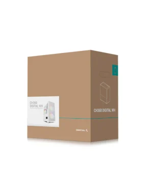 Deepcool CH360 Digital White Micro ATX Case with ARGB Fans - R-CH360-WHAPE3D-G-1