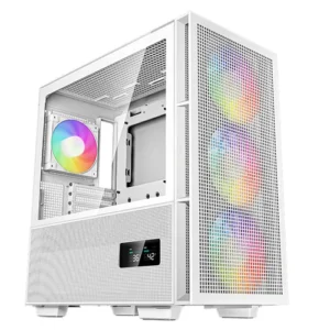 Deepcool CH560 Digital White E-ATX Case with ARGB Fans - R-CH560-WHAPE4D-G-1