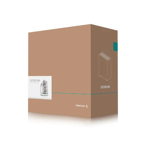 Deepcool CH780 White E-ATX Dual Chamber Case with ARGB Fans - R-CH780-WHADE41-G-1