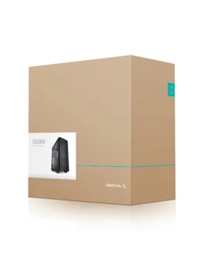 Deepcool CK560 Black E-ATX Case with ARGB Fans & Ventilated Front - R-CK560-BKAAE4-G-1