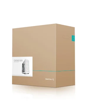 Deepcool CK560 White E-ATX Case with ARGB Fans & Ventilated Front - R-CK560-WHAAE4-G-1