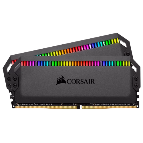 CORSAIR DOMINATOR PLATINUM RGB 32GB (2x16GB) DDR4-3600 C18 Memory Kit - Black - CS-CMT32GX4M2D3600C18