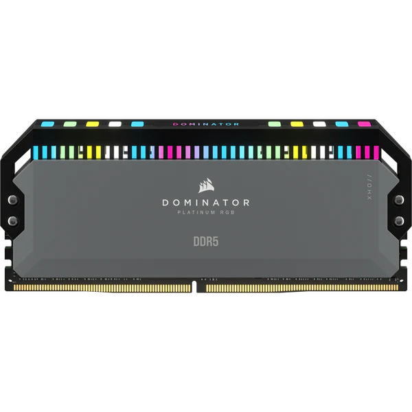 CORSAIR DOMINATOR PLATINUM RGB 32GB (2x16GB) DDR5 DRAM 5600MT/s CL36 AMD EXPO & Intel XMP Memory Kit - Grey - CS-CMT32GX5M2B5600Z36