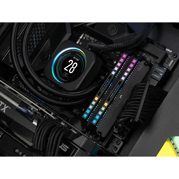 CORSAIR DOMINATOR PLATINUM RGB 32GB (2x16GB) DDR5 DRAM 5600MT/s CL36 AMD EXPO & Intel XMP Memory Kit - Grey - CS-CMT32GX5M2B5600Z36