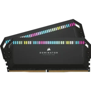 CORSAIR DOMINATOR PLATINUM RGB 64GB (2x32GB) 2 CORSAIR DOMINATOR PLATINUM RGB 64GB (2x32GB) DDR5 6600MT/s CL32 UDIMM Memory Kit for Intel 600/700/800 Series - CS-CMT64GX5M2B6600C32