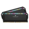 CORSAIR DOMINATOR PLATINUM RGB DDR5 32GB (2x16GB) CORSAIR DOMINATOR PLATINUM RGB DDR5 32GB (2x16GB) 7200 Intel XMP Memory Kit - Black - CS-CMT32GX5M2X7200C34
