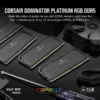 CORSAIR DOMINATOR PLATINUM RGB DDR5 32GB (2x16GB) 6 CORSAIR DOMINATOR PLATINUM RGB DDR5 32GB (2x16GB) 7200 Intel XMP Memory Kit - Black - CS-CMT32GX5M2X7200C34