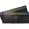 CORSAIR DOMINATOR TITANIUM RGB 32GB (2x16GB) DDR5-6600 C32 Intel XMP Memory Kit - Black - CS-CMP32GX5M2X6600C32