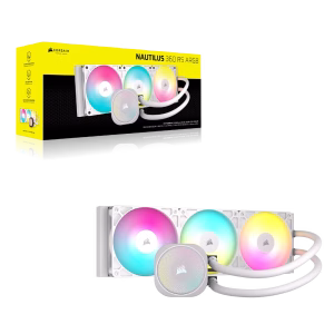 CORSAIR NAUTILUS 360 RS ARGB Liquid CPU Cooler - White - CS-CW-9060095-WW