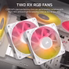 CORSAIR iCUE LINK TITAN 240 RX RGB AIO Liquid CPU Cooler - White - CS-CW-9061020-WW