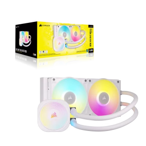 CORSAIR iCUE LINK TITAN 240 RX RGB AIO Liquid CPU Cooler - White - CS-CW-9061020-WW