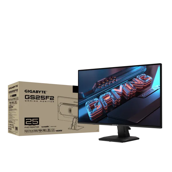 GIGABYTE GS25F2 24.5" FHD SS IPS 200Hz 1ms GTG Gaming Monitor - GP-GS25F2-TW