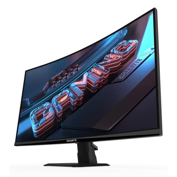 GIGABYTE G27QC A 27" 180Hz 1440P Curved Gaming Monitor, 2560 x 1440 VA 1500R Display, 1ms (MPRT) Response Time - GP-GS27QCA-AP