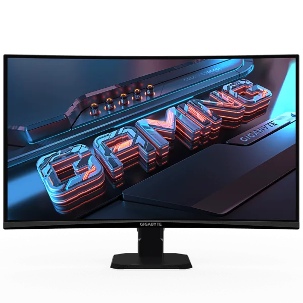 GIGABYTE G27QC A 27" 180Hz 1440P Curved Gaming Monitor, 2560 x 1440 VA 1500R Display, 1ms (MPRT) Response Time - GP-GS27QCA-AP