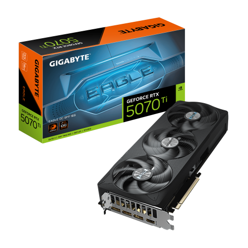 Gigabyte GeForce RTX 5070 Ti EAGLE OC SFF 16G Graphics Card - GV-N507TEAGLE-OC-16GD