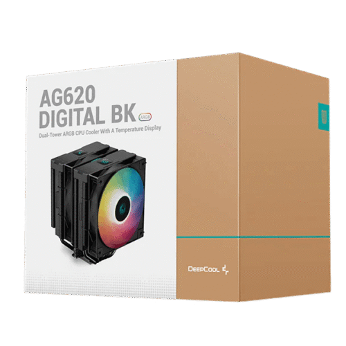 Deepcool AG620 Digital Black CPU Cooler with Status Screen - R-AG620-BKADMN-G-2