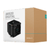 Deepcool AK620 Digital Black CPU Cooler with Status Display - R-AK620-BKADMN-G
