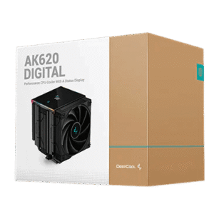 Deepcool AK620 Digital Black CPU Cooler with Status Display - R-AK620-BKADMN-G