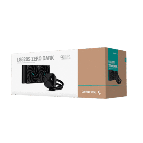 Deepcool LS520S Zero Dark 240mm AIO Liquid CPU Cooler - R-LS520-BKNNMM-G-1