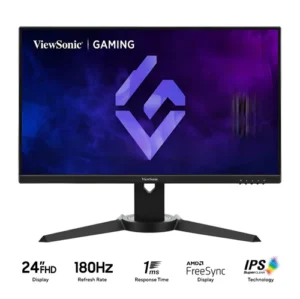 ViewSonic XG2409 24" FHD IPS Gaming Monitor w/ 180Hz, 1ms, Adaptive Sync