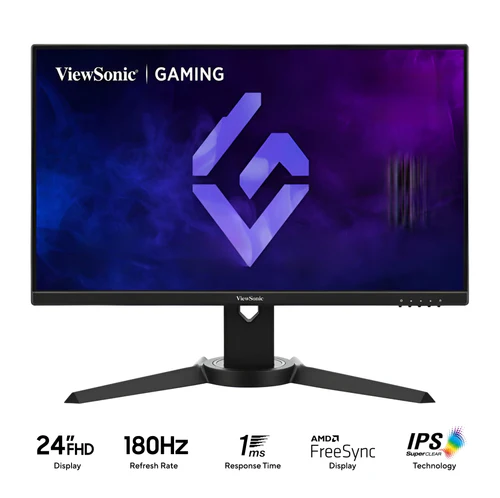 ViewSonic XG2409 24" FHD IPS Gaming Monitor w/ 180Hz, 1ms, Adaptive Sync