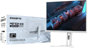 Gigabyte M27QA ICE 27" 180Hz QHD IPS White Gaming Monitor - GP-M27QA-ICE-AP
