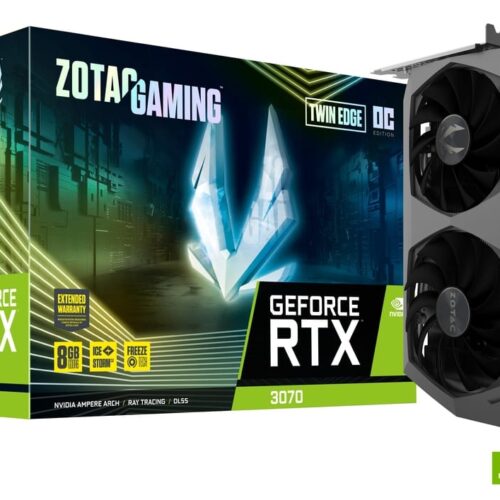 ZOTAC GAMING GeForce RTX 3070 Twin Edge OC LHR 8GB GDDR6 Graphics Card - ZT-A30700H-10PLHR