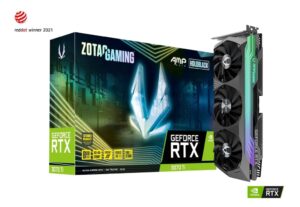 ZOTAC GAMING GeForce RTX 3070 Ti AMP Holo 8GB GDDR6X Graphics Card with IceStorm Cooling - ZT-A30710F-10P