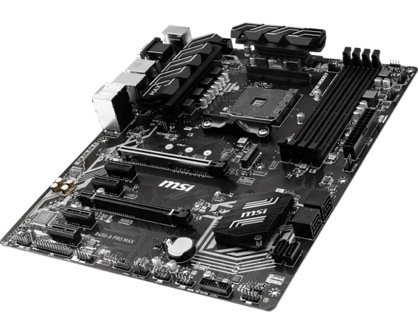 MSI B450-A PRO MAX AM4 ATX Motherboard for AMD Ryzen