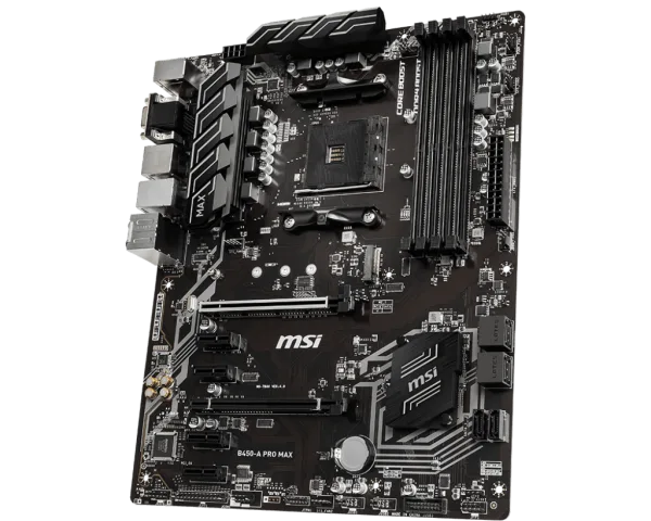 MSI B450-A PRO MAX AM4 ATX Motherboard for AMD Ryzen