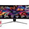 1024 (4) MSI MPG 341CQPX QD-OLED 34.18-Inch Ultrawide Curved QD-OLED Gaming Monitor 240Hz 0.03ms