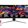 MSI MPG 341CQPX QD-OLED 34.18-Inch Ultrawide Curved QD-OLED Gaming Monitor 240Hz 0.03ms