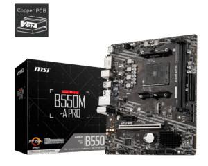 MSI B550M-A PRO AM4 Micro-ATX Motherboard for AMD Ryzen