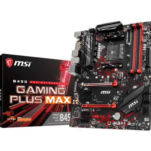 MSI B450 GAMING PLUS MAX AM4 ATX Motherboard for AMD Ryzen