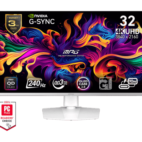 MSI MPG 321URXW QD-OLED White 31.5-Inch UHD QD-OLED Gaming Monitor 240Hz 0.03ms  Explain QD-OLED technology  Compare OLED vs LCD