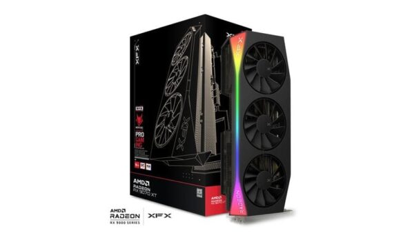 XFX Mercury AMD Radeon RX 9070XT OC Gaming Edition with RGB 16GB GDDR6 - RX-97TRGBBB9