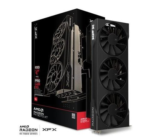 XFX Swift AMD Radeon RX 9070XT Triple Fan Gaming Edition 16GB GDDR6 - RX-97TSWF3B9