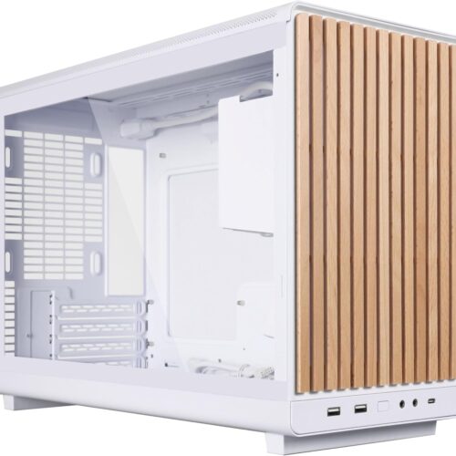 Lian Li Dan A3 mATX ITX PC Case A3-mATX WHITE Wood Glass Side Panel - G99.A3W.WDG
