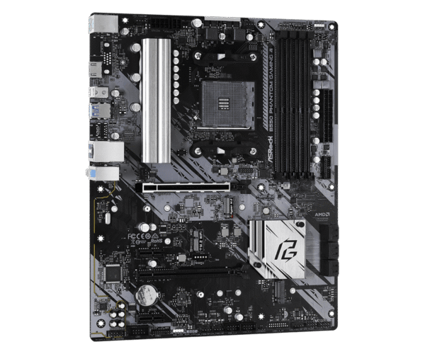ASRock B550M Phantom Gaming 4 Micro ATX AMD B550 AM4 Socket DDR4 128GB PCIe 4.0 Motherboard - B550M PHANTOM GAMING 4